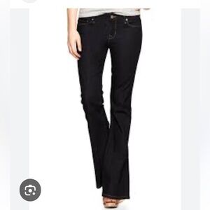 Gap Authentic1969 mid rise dark wash perfect boot jeans in size 27S